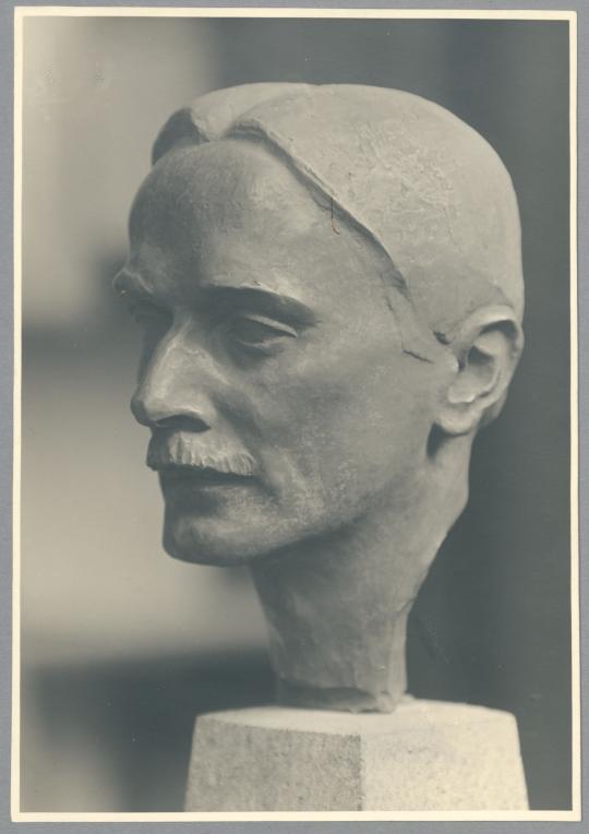 Porträt Wilhelm R. Valentiner, 1919, Bronze