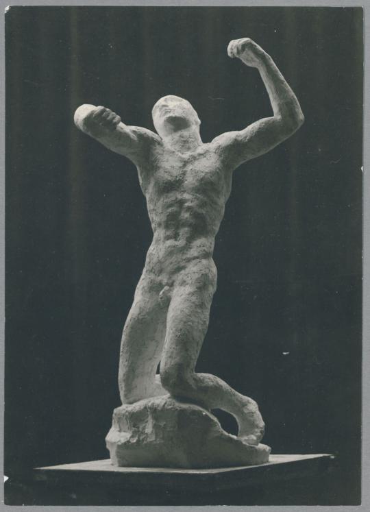 Stürzender, 1924, Gips