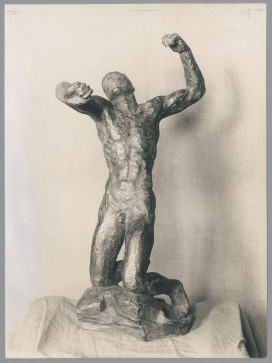 Kleiner Stürzender, 1924, Bronze