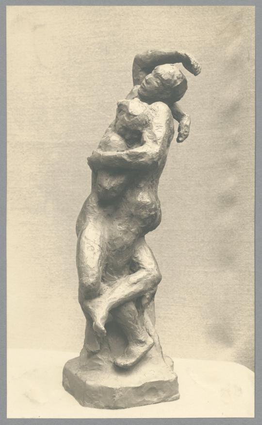 Paolo und Francesca, 1925, Bronze