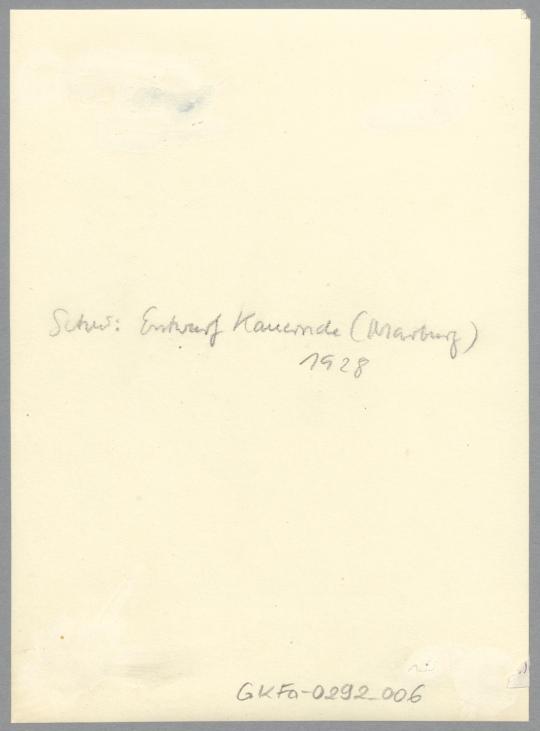 Entwurf Kauernde, 1925/27, Stucco