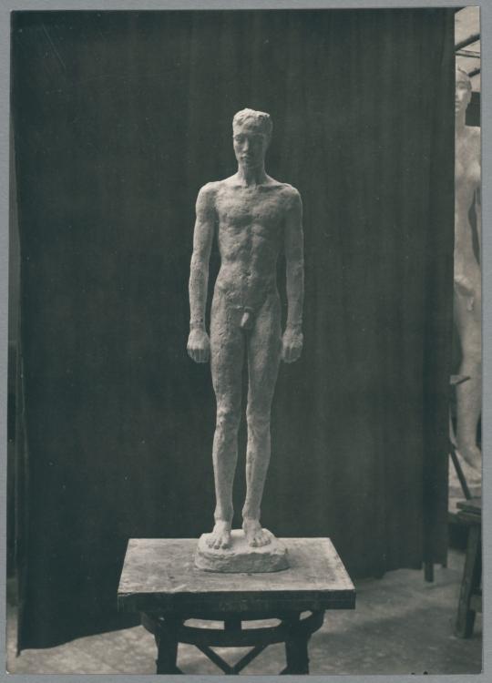Junger Mann, kleine Fassung, 1926, Gips