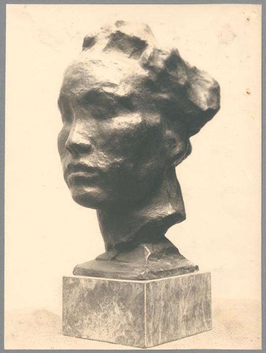 Kopf Genius, 1928, Bronze