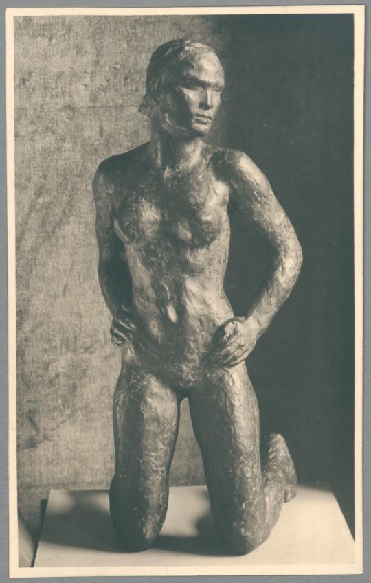 Kniende, 1928, Bronze