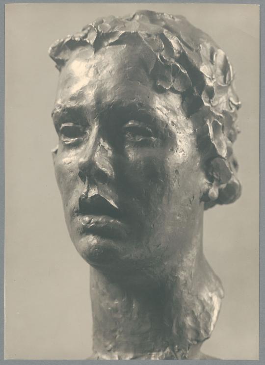 Kopf Singende, 1928, Bronze