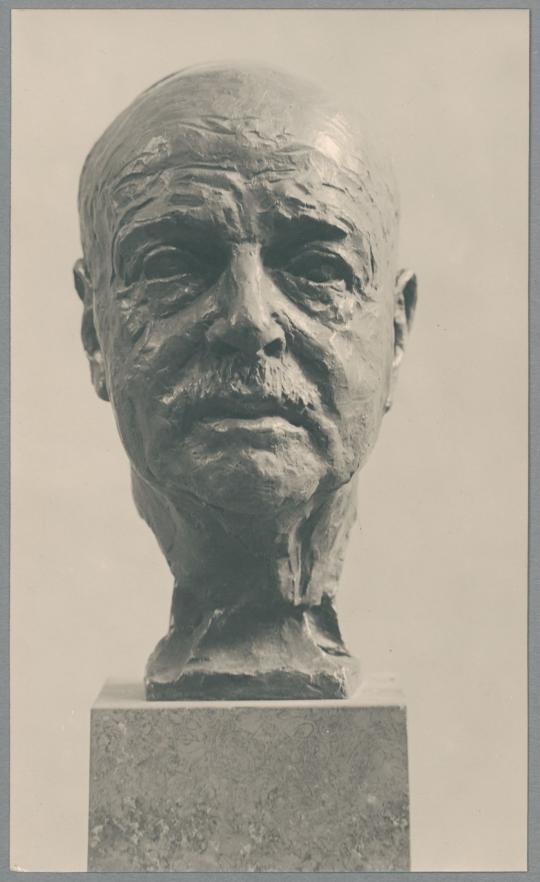 Porträt Hermann Mutzenbecher, 1928, Bronze