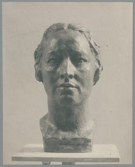 Porträt Josephine Kanzler, 1932 oder 1936, Bronze