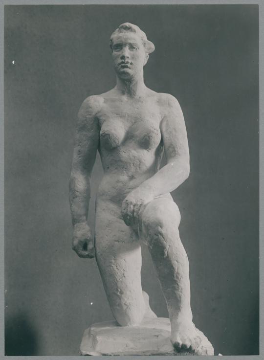 Aufsteigende Frau, 1933, Gips