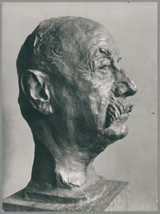 Porträt Walter vom Rath, 1935, Bronze