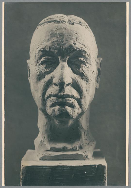 Porträt Paul Reusch, 1935, Gips
