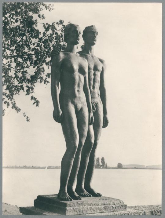 Menschenpaar, 1937, Bronze