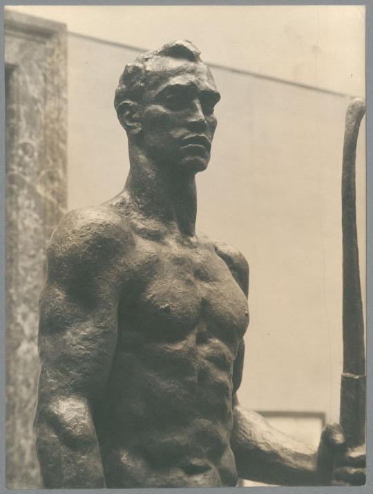 Wächter, Detail, 1937, Bronze