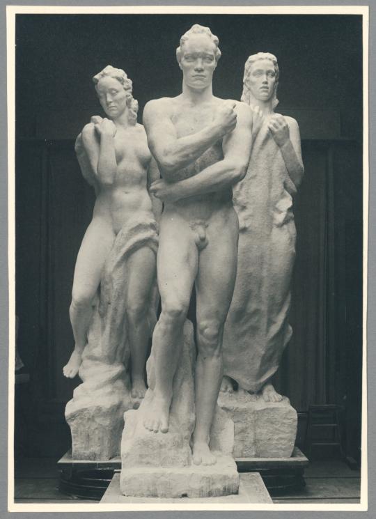 Beethoven-Denkmal, Entwurf V/III, 1939, Gips