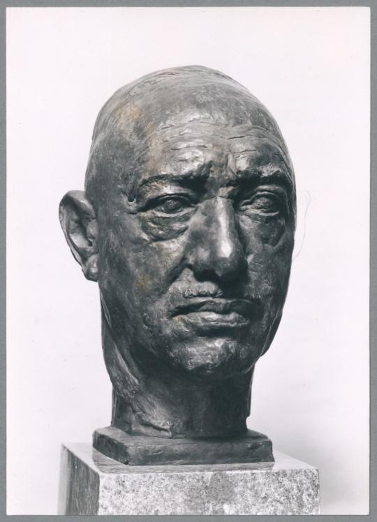 Porträt Konstantin Hierl, 1942, Bronze