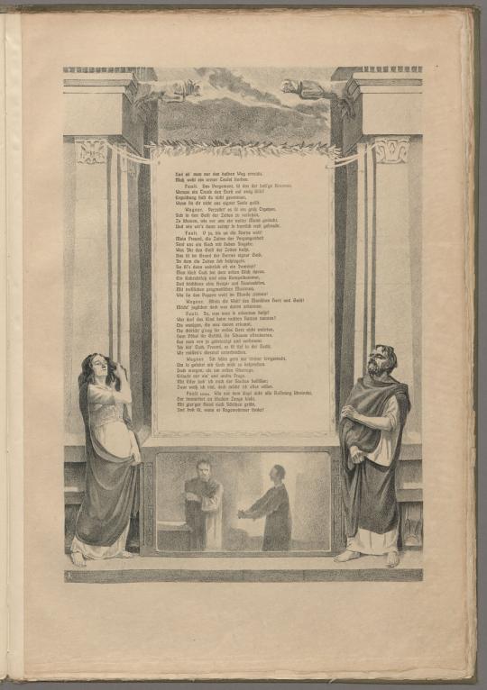 Mappe "Aus Goethe's Faust", Blatt 13