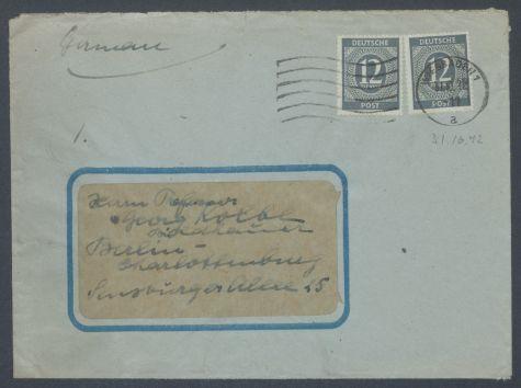 Brief von Annie Hensler-Möring an Georg Kolbe