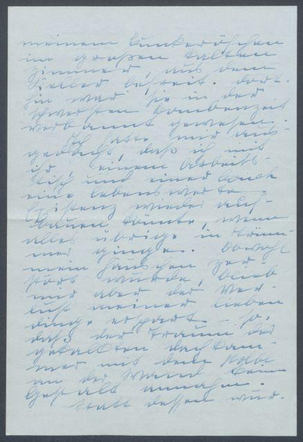 Brief von Annie Hensler-Möring an Georg Kolbe