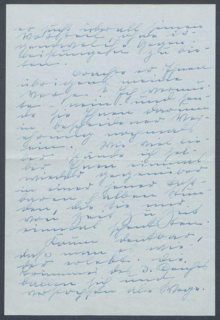 Brief von Annie Hensler-Möring an Georg Kolbe