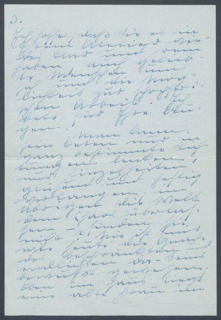 Brief von Annie Hensler-Möring an Georg Kolbe
