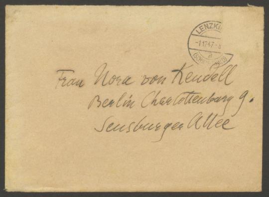 Briefe von Fritz Klimsch an Georg Kolbe und an Leonore von Keudell