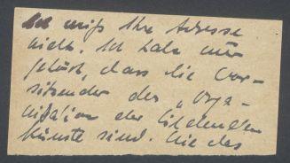 Briefwechsel zwischen Editha Adami und Georg Kolbe (verfasst von Margit Schwartzkopff)