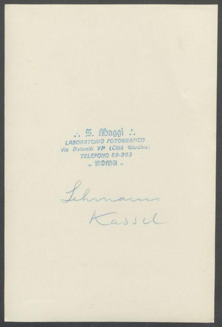 Brief von Kurt Lehmann an Georg Kolbe