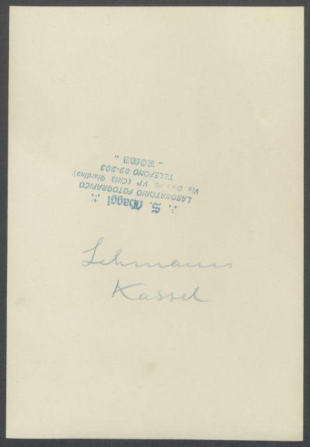 Brief von Kurt Lehmann an Georg Kolbe