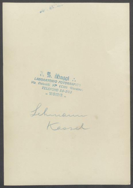 Brief von Kurt Lehmann an Georg Kolbe