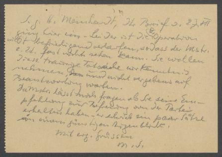 Briefwechsel zwischen Kurt Meinhardt und Georg Kolbe