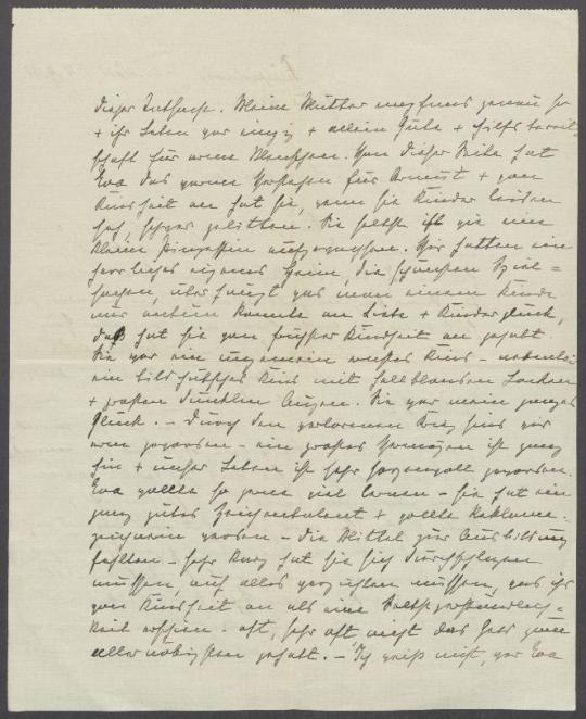 Brief von Louise Rechlin an Georg Kolbe