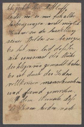 Brief von Erna Kirchner an Karl Schmidt-Rottluff
