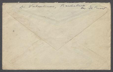Brief von Wilhelm Reinhold Valentiner an Georg Kolbe