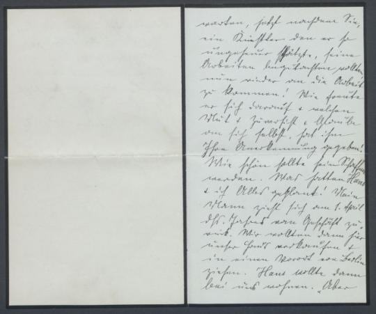 Briefe von Grete Weerth an Georg Kolbe