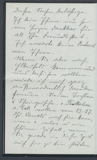 Briefe von Grete Weerth an Georg Kolbe