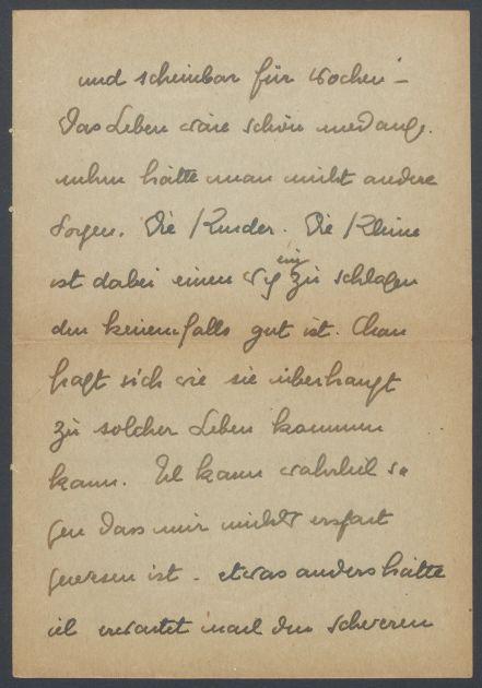 Briefe von Désirée Zimmermann-Klinger an Georg Kolbe