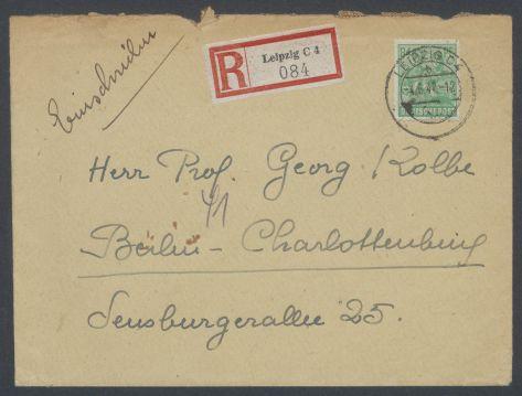 Briefe von Désirée Zimmermann-Klinger an Georg Kolbe