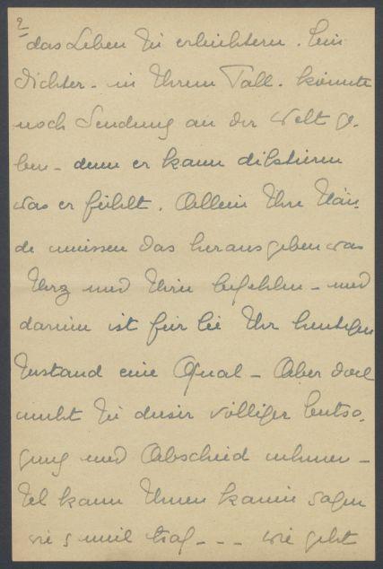 Briefe von Désirée Zimmermann-Klinger an Georg Kolbe