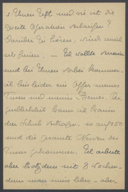 Briefe von Désirée Zimmermann-Klinger an Georg Kolbe