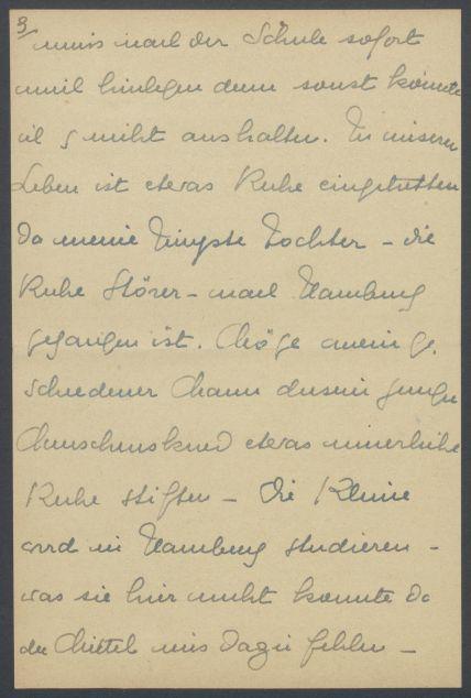 Briefe von Désirée Zimmermann-Klinger an Georg Kolbe