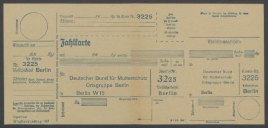 Briefwechsel zwischen Helene Stücker [Deutscher Bund für Mutterschutz, Berlin] Deutschen Bund für Mutterschutz und Georg Kolbe
