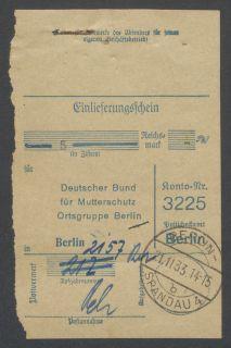 Briefwechsel zwischen Helene Stücker [Deutscher Bund für Mutterschutz, Berlin] Deutschen Bund für Mutterschutz und Georg Kolbe