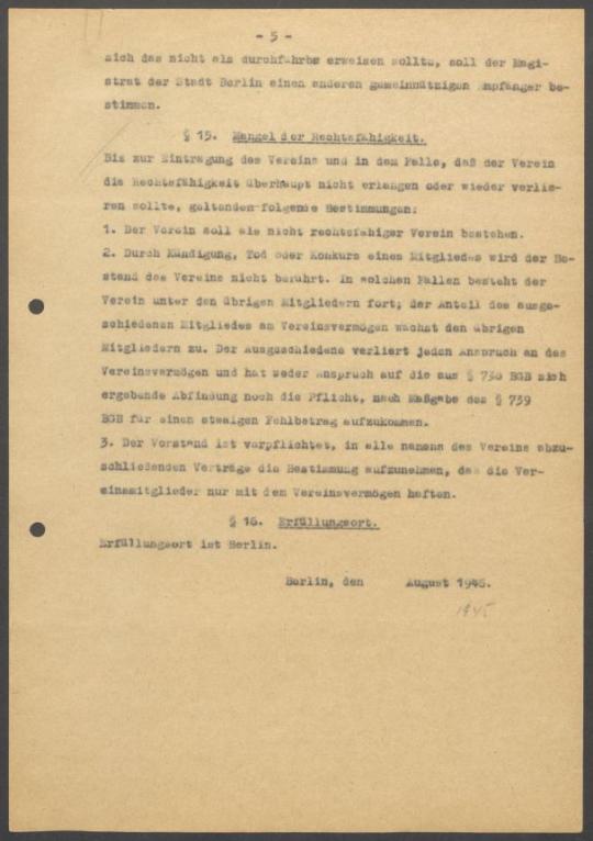 Briefwechsel zwischen Kulturbund zur Demokratischen Erneuerung Deutschlands [Berlin] und Georg Kolbe