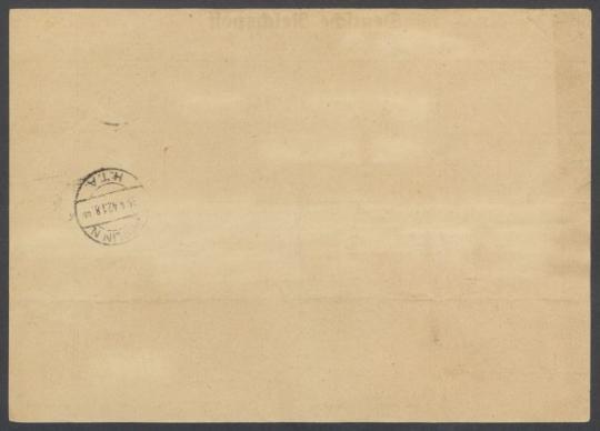 Brief von Franz Fleischmann [Saarpfälzischer Kunstverein] an Georg Kolbe