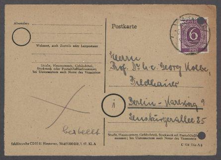 Brief von der Ernst Barlach-Gesellschaft an Georg Kolbe