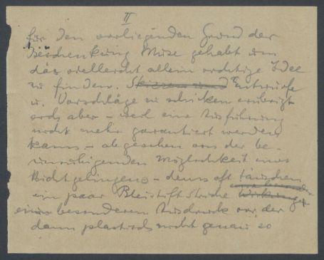 Brief von Georg Kolbe an Herbert von Dirksen