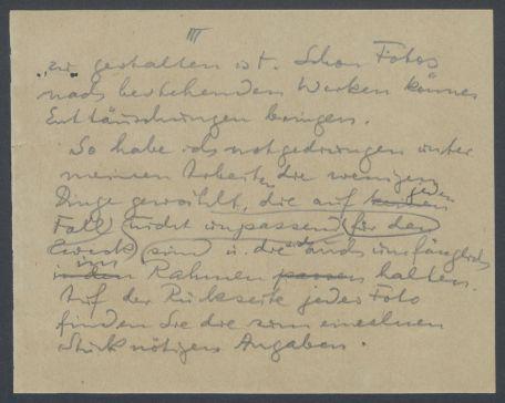 Brief von Georg Kolbe an Herbert von Dirksen