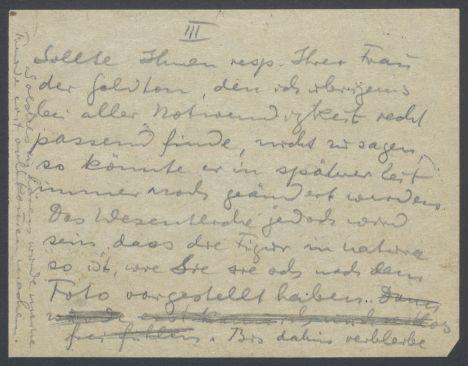 Brief von Georg Kolbe an Herbert von Dirksen