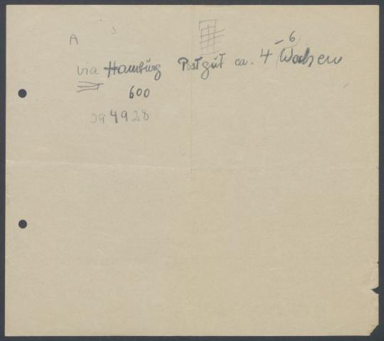 Brief von Georg Kolbe an Herbert von Dirksen