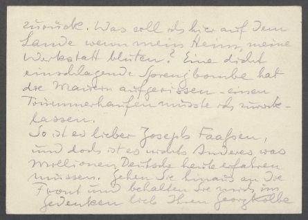 Briefe von Georg Kolbe an Joseph Faaßen