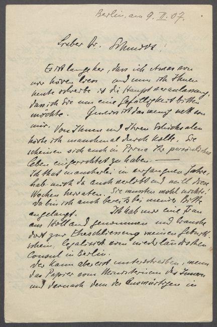 Brief von Kurt Tuch an Hermann Schmitt